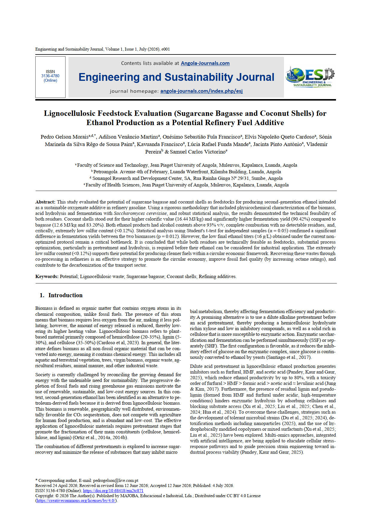 Lignocellulosic Feedstock Evaluation
